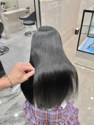 ロング ハルキミナトジャパン所属・藤田優介 [大宮/縮毛矯正]のヘアスタイル