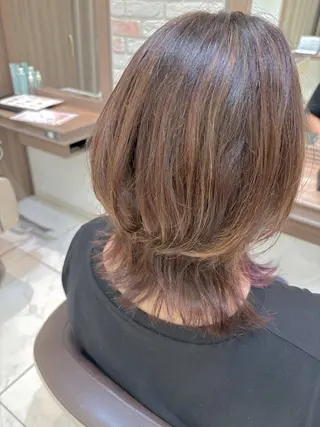 ミディアム カラー ✨白髪ぼかし脱白髪/ 山口智弘✨のヘアスタイル