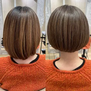 ミディアム カラー 高橋 香奈のヘアスタイル