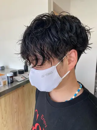 パーマ メンズ メンズブリーチカラー /パーマ ごーた立川のヘアスタイル