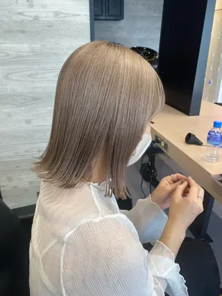 ミディアム カラー 🪞個室サロン/韓国 艶髪/keito🪞のヘアスタイル