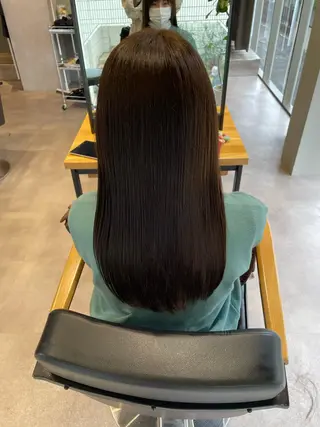 ロング カラー 韓国風/オシャレ /縮毛矯正/滝口琴未のヘアスタイル