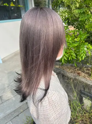 セミロング 平川 侑磨のヘアスタイル