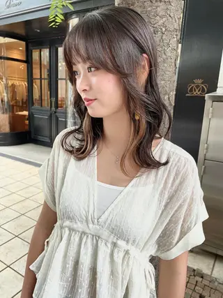 ロング カラー 髪質改善will hairdesignのヘアスタイル