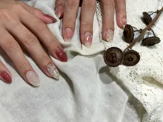 セミロング m kaori𓃟のネイルデザイン