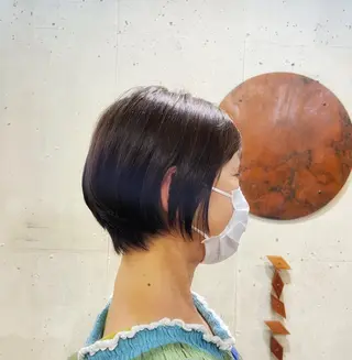 ショート カラー 🌈月1夜モデル募集 📩ください⭐️のヘアスタイル