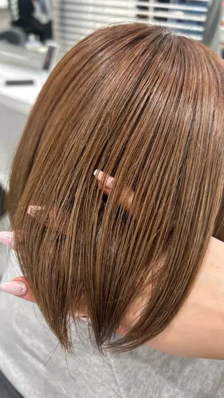 ロング カラー パーマ ヘアアレンジ メンズ キッズ 🩶盛れ✖️韓国ヘア 🩶Himari🎀のヘアスタイル