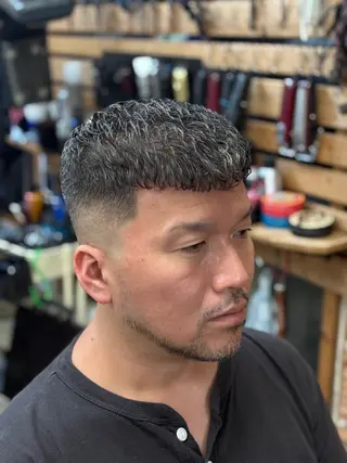 ショート パーマ 💈無料メンズカット 💈とーごのヘアスタイル