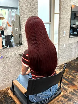 ロング カラー .SUI所属・minmi .SUIのヘアスタイル