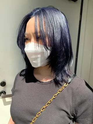 ミディアム カラー レイヤーカット/艶髪 ✨💭KIRARIのヘアスタイル