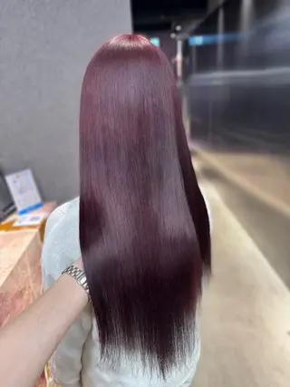 ロング カラー 紬/enne/ブリー チ/ハイトーンのヘアスタイル