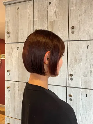 ショート カラー 顔まわり/オフィス カラー/青栁優🔆のヘアスタイル