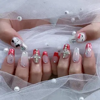 ネイル パーツ全部¥110 サロンミミのネイルデザイン