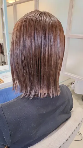 セミロング ヨシダタカシ ☆髪質改善ハリスノフのヘアスタイル