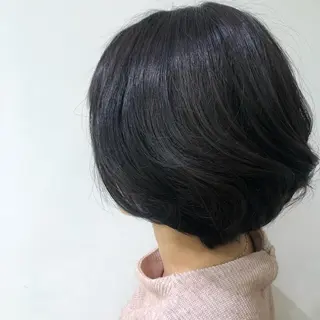 ショート 透明感カラー🩵 mioのヘアスタイル
