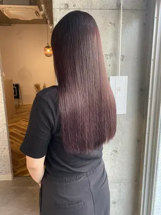 ロング カラー lani hair salon所属・SHOTO ハイトー ン/デザインカラーのヘアスタイル