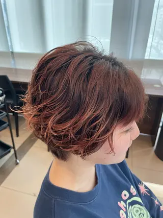 ショート パーマ モデルさん募集中！◎ 一條汐梨のヘアスタイル