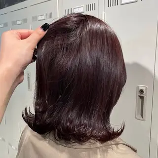 ミディアム カラー ヘアアレンジ メンズ特化/パーマ/ カット/カラー/るなのヘアスタイル