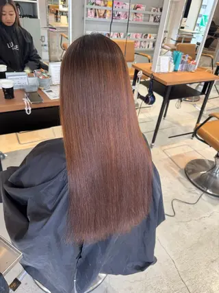 ロング 🌶推しカラー RINA🌶´-のヘアスタイル