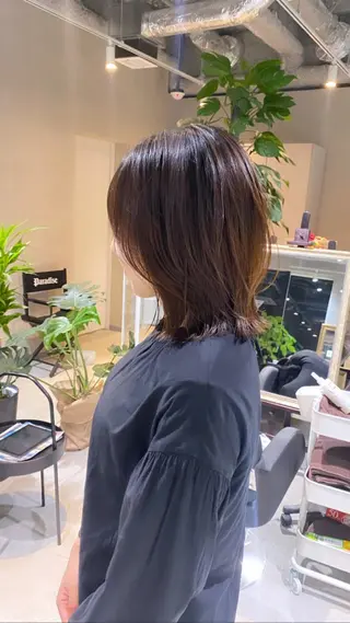ショート カラー パーマ TYCHE GINZA所属・🍃服部 雅哉🍃銀座◎のヘアスタイル