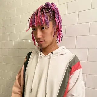 ミディアム カラー パーマ ヘアアレンジ メンズ キッズ ネイル マツエク・マツパ 中元 淳のヘアスタイル