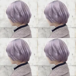 ショート カラー 韓国レイヤーカット/ 儚げカラーチナツのヘアスタイル