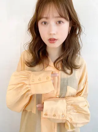 ロング カラー パーマ 🥣 hashi 🛋️のヘアスタイル