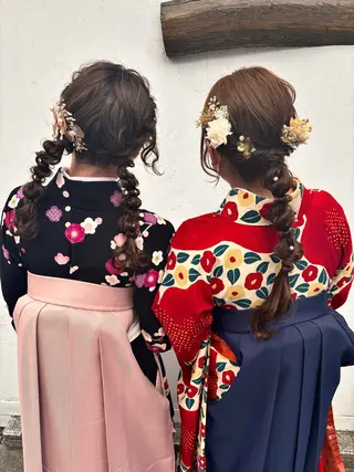 ヘアアレンジ ZAZA Wakaのヘアスタイル