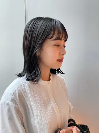 セミロング カラー キッズ オトナヘア🌸 harukaのヘアスタイル