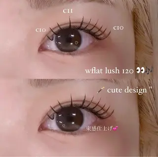 マツエク・マツパ Shucre名駅🤍 AYUのマツエク・マツパデザイン