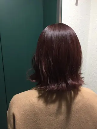 ミディアム カラー 💘透明感カラー💘 沖本 将宏のヘアスタイル