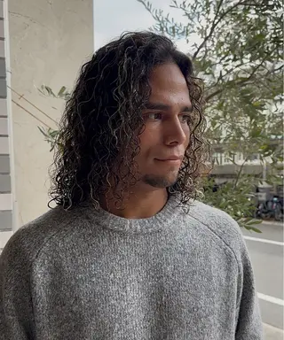 パーマ メンズ 年間2000名担当◎ パーマ職人/仲原佑樹のヘアスタイル