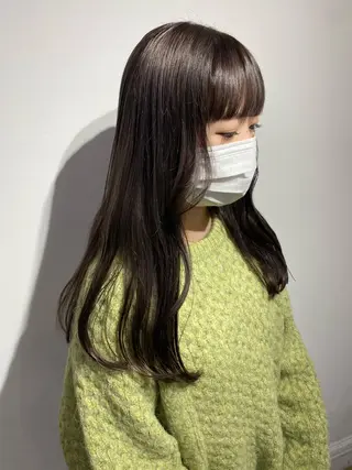 ロング カラー 韓国×髪質改善カラー 💎hinaのヘアスタイル