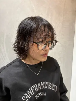 ショート パーマ 南雲 由麻のヘアスタイル