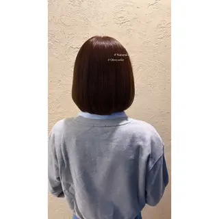 ショート カラー ルプラボウ/艶カラー 縮毛矯正/豊川/ユキのヘアスタイル