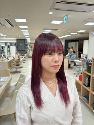 カラー 🎀暖色カラー/透明 感カラー/ひな🎀のヘアスタイル