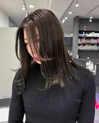 セミロング カラー ブリーチ/パーマ特化 / Miyuki🎨のヘアスタイル