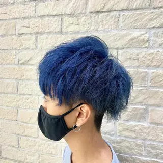 カラー 艶髪レイヤーの王 復活の大澤竜馬のヘアスタイル