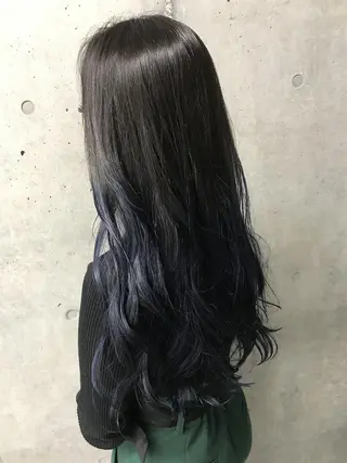 ロング カラー ヘアアレンジ 【公式】amble luxe池袋東口🩷のヘアスタイル