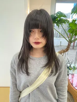 ロング 垢抜けボブ/SAHO /OAK溝の口のヘアスタイル