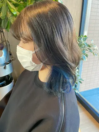 ショート カラー 髪質改善/ブリーチ 田代 龍我のヘアスタイル