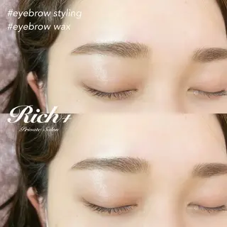 アイブロウ Rich+ eyelashのマツエク・マツパデザイン