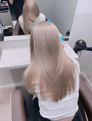 ロング カラー ヘアアレンジ メンズ SALOWIN所属・ハイトーン美容師 MASATOのヘアスタイル