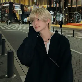 ミディアム カラー メンズ RACCOON.TOKYO 渋谷店所属・メンズカット特化🐺 ウルフ[店長]置塩祥のヘアスタイル