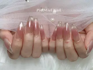 ネイル momo 長さだしのネイルデザイン