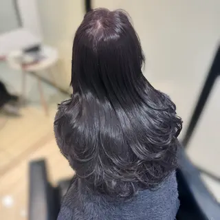 ロング カラー ブリーチなしカラー kana🐱のヘアスタイル