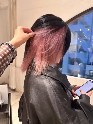 ショート カラー peg.hair所属・ブリーチカラー🫧 森　凪沙のヘアスタイル