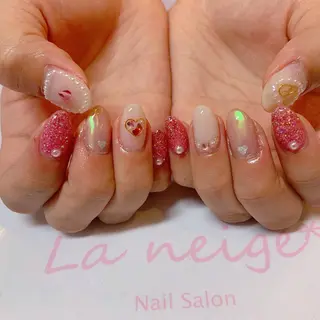 ネイル La neige* yuki 🥯🍑のネイルデザイン