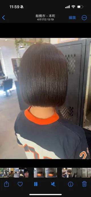 ショート CAFUNE（カフネ）船橋所属・コン/船橋/ 縮毛矯正のヘアスタイル