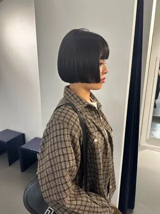 ショート ボブ/似合わせカット /ニュアンスカラーのヘアスタイル